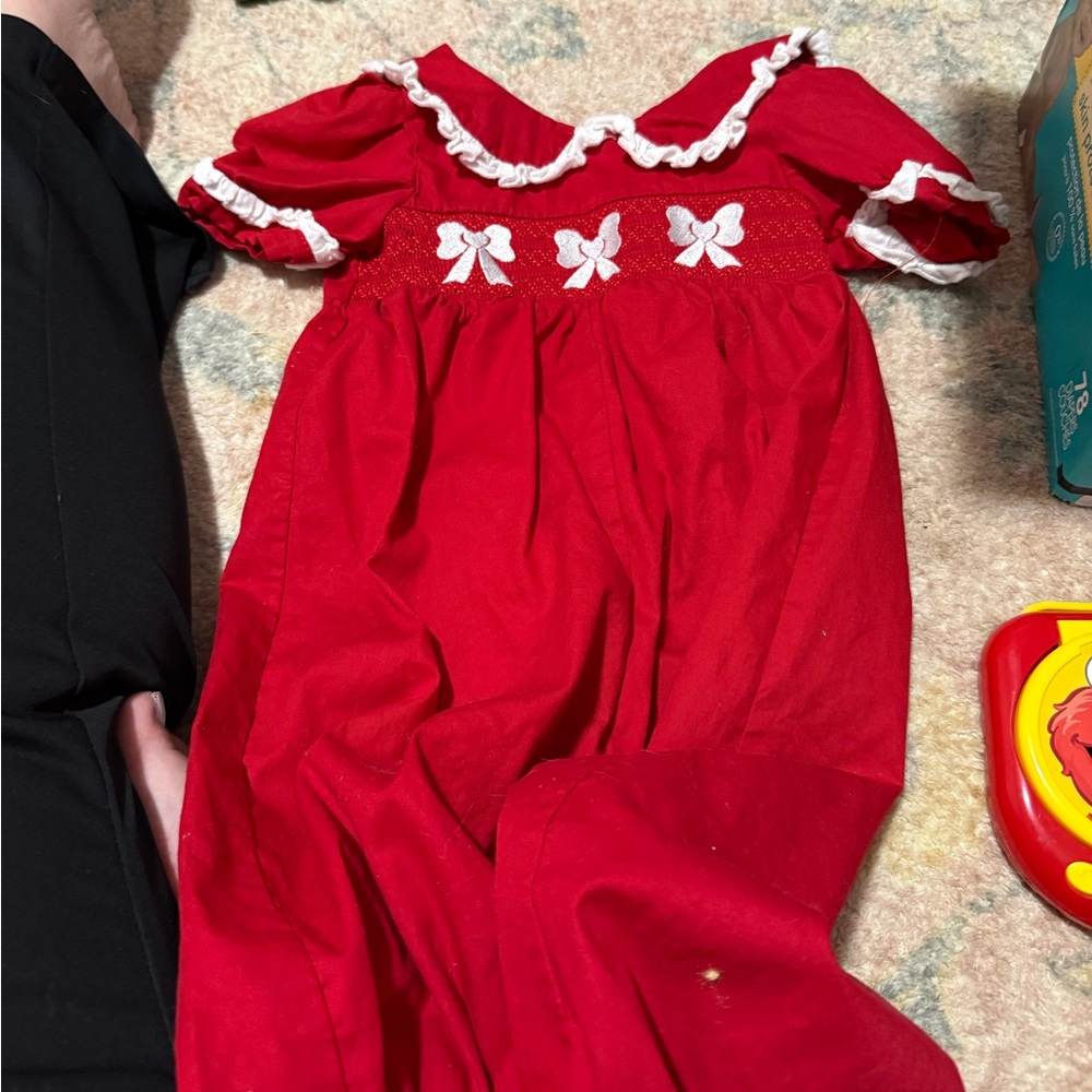 Red Romper Marie Nicole